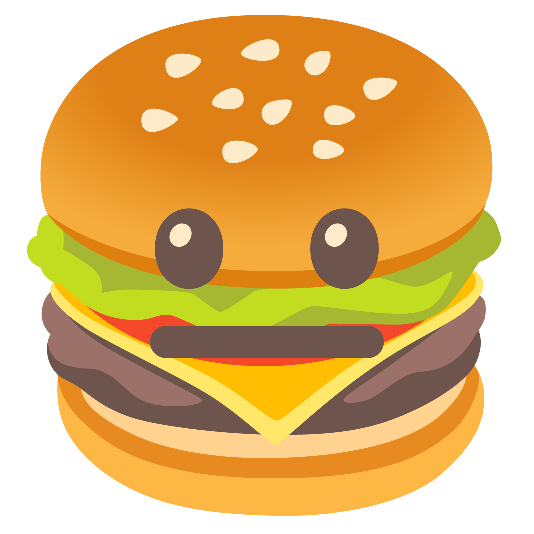 hamburger neutral face