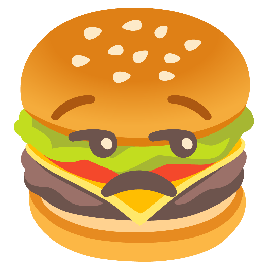 hamburger unamused