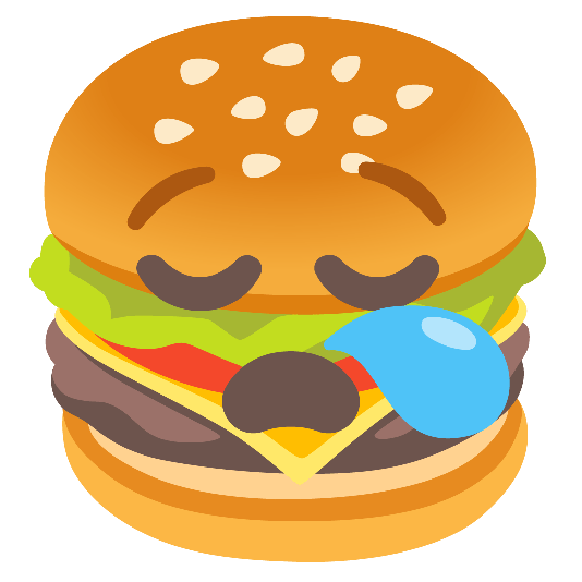 hamburger sleepy
