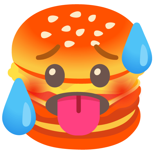 hamburger hot face