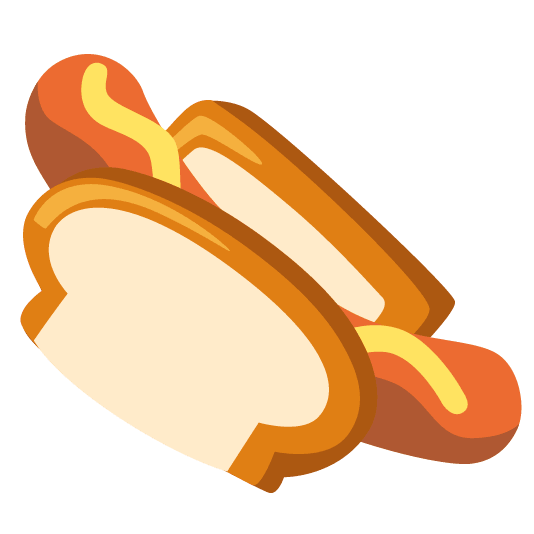 bread hotdog