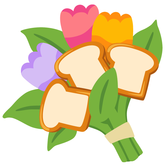 bread bouquet