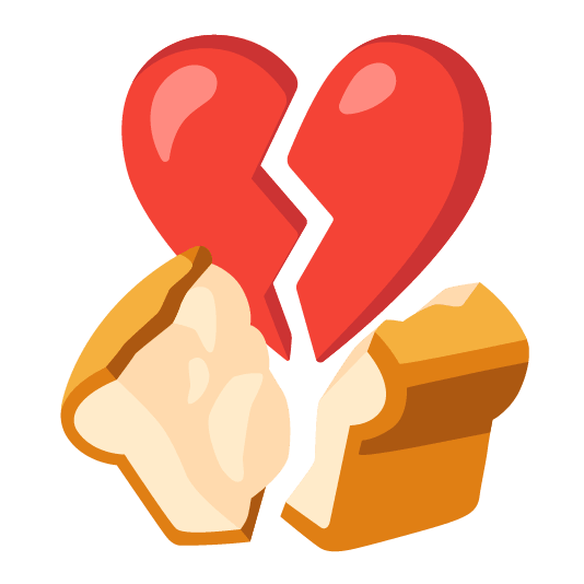 bread broken heart