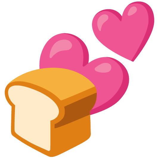 bread two hearts