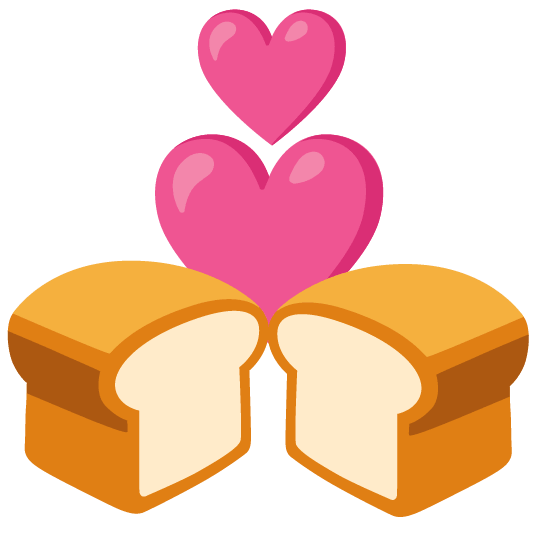 bread revolving hearts