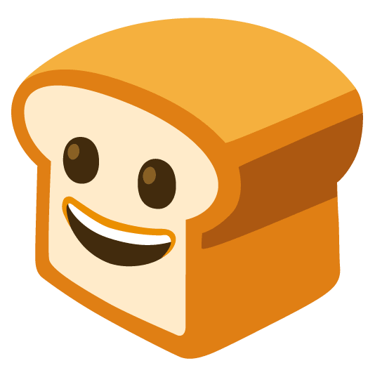 bread grinning