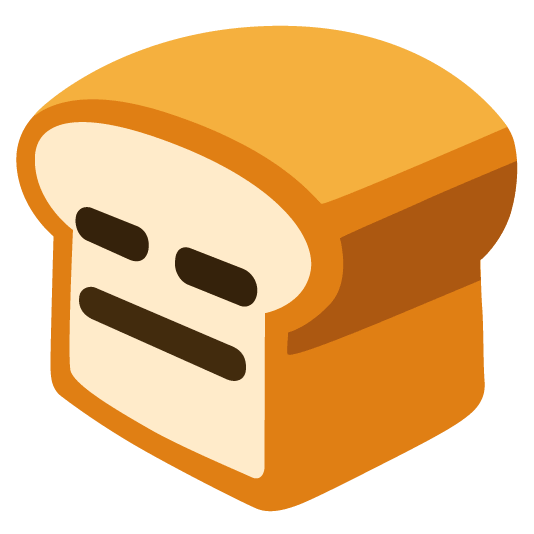 bread expressionless