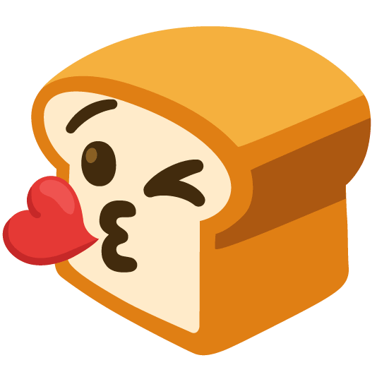 bread kissing heart