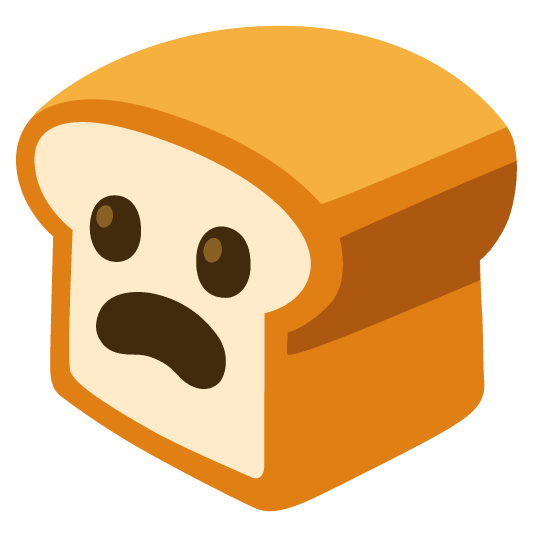 bread frowning