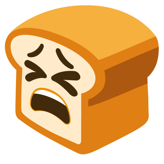 bread tired face