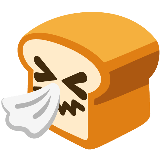 bread sneezing face