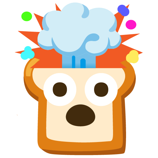 bread exploding head