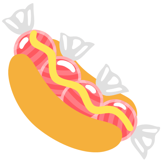 candy hotdog