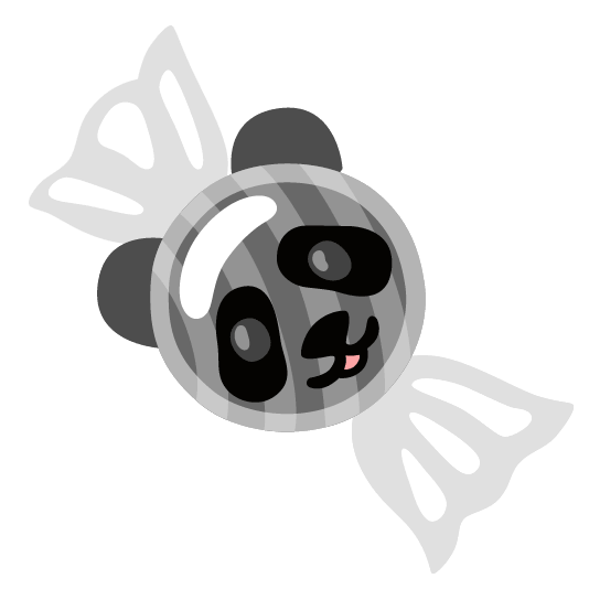 candy panda face