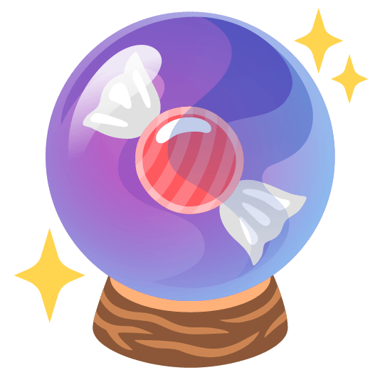 candy crystal ball