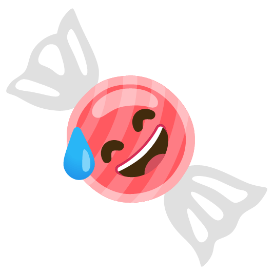 candy sweat smile