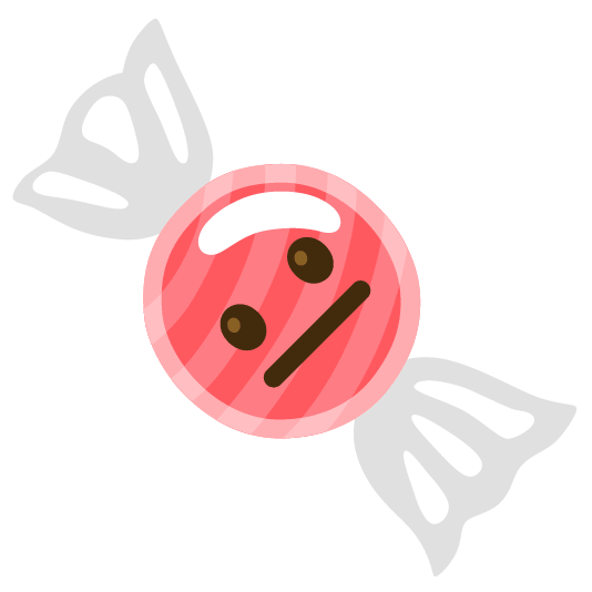 candy neutral face