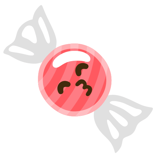 candy kissing smiling eyes