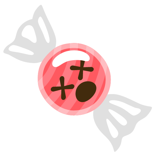 candy dizzy face