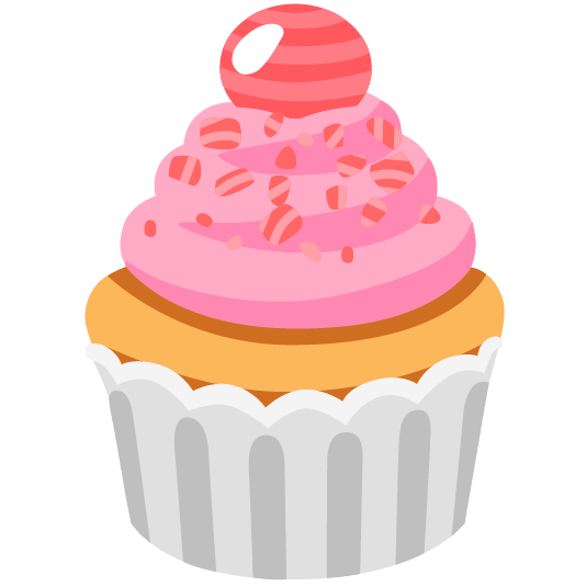 candy cupcake