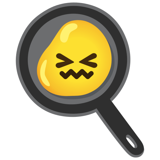 fried egg confounded