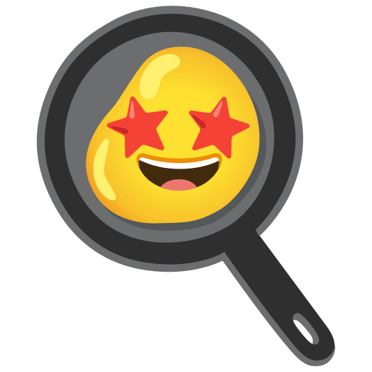 fried egg star struck