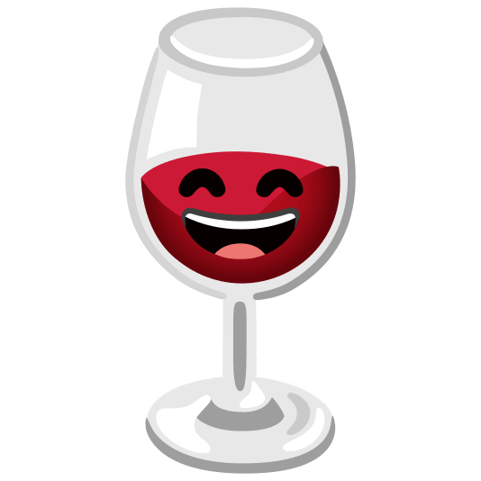 wine glass smile