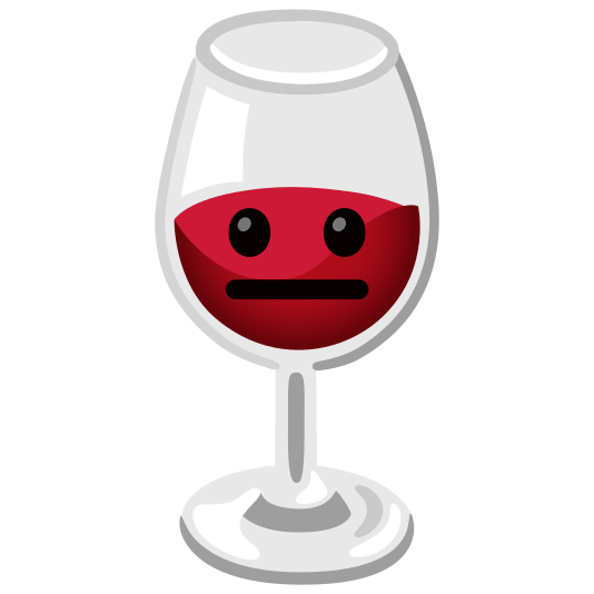wine glass neutral face