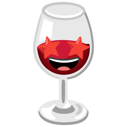 wine glass star struck