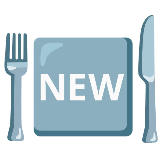 knife fork plate new