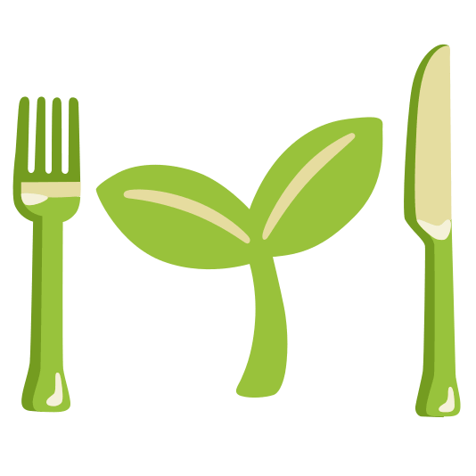 knife fork plate seedling