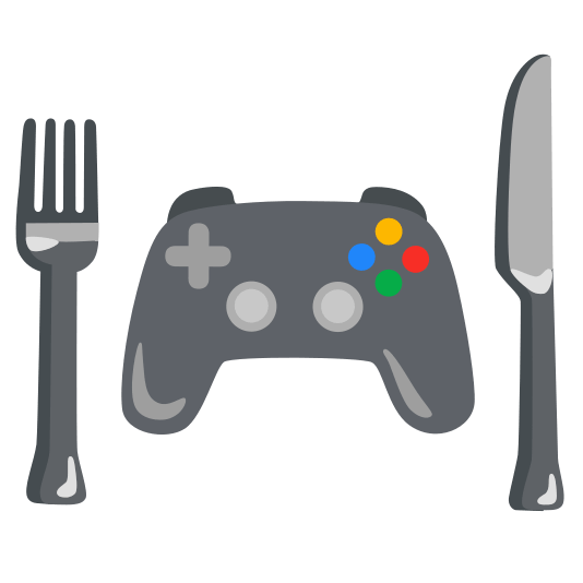 knife fork plate video game