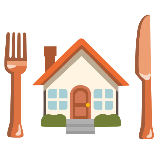 knife fork plate house