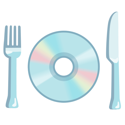 knife fork plate cd