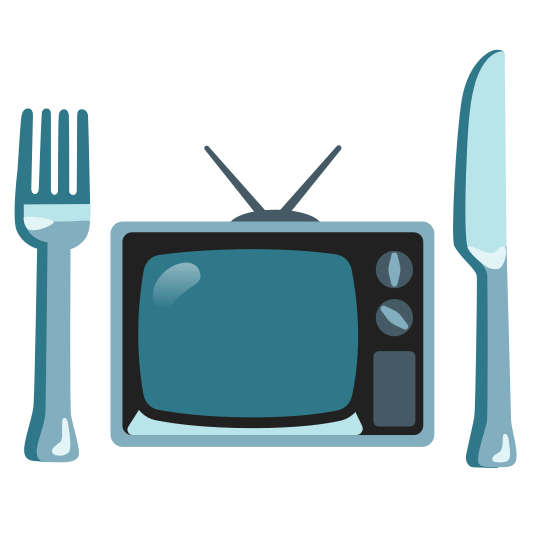 knife fork plate tv