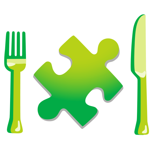 knife fork plate jigsaw