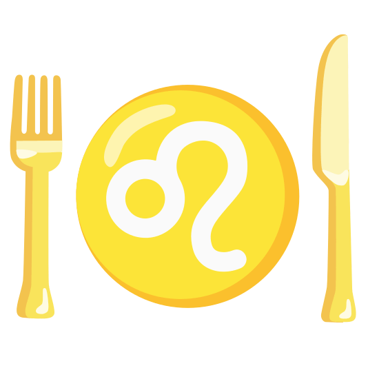 knife fork plate leo