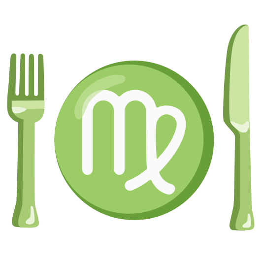 knife fork plate virgo