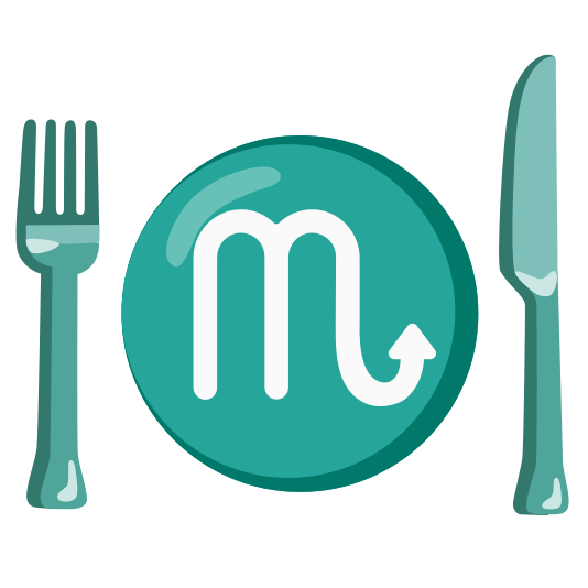 knife fork plate scorpius