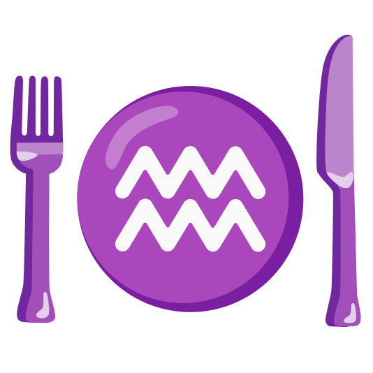 knife fork plate aquarius