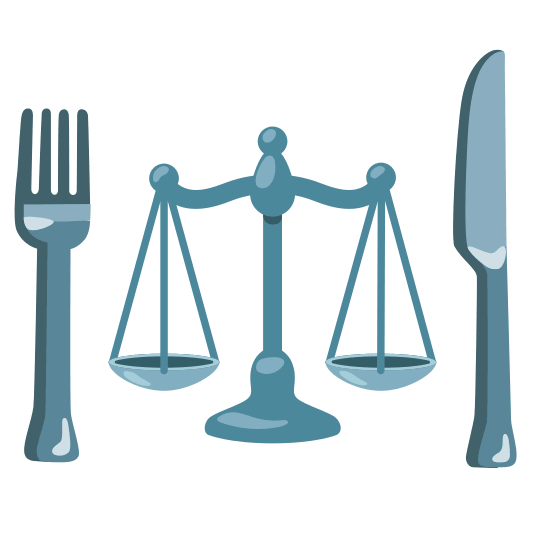 knife fork plate scales