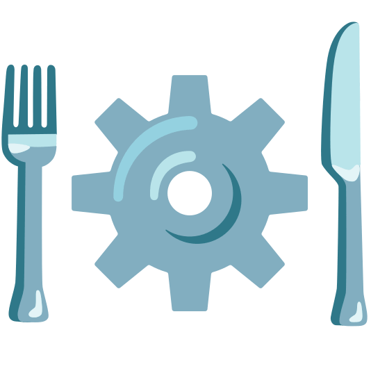 knife fork plate gear