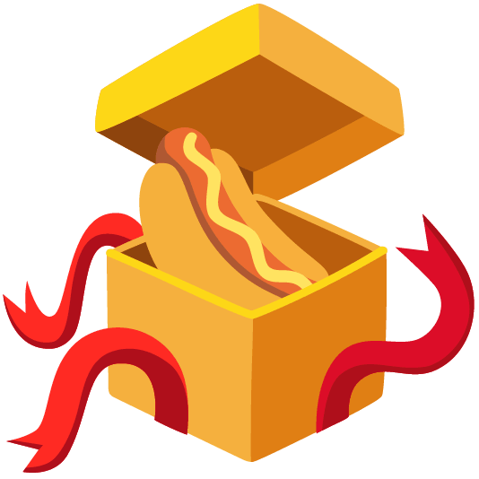 gift hotdog