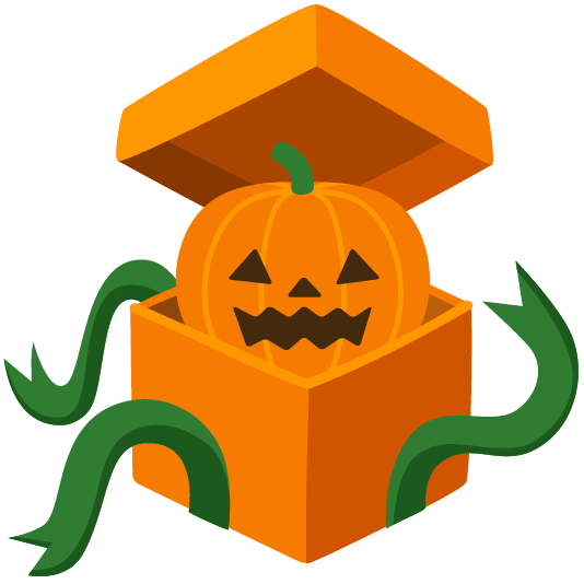 gift jack o lantern