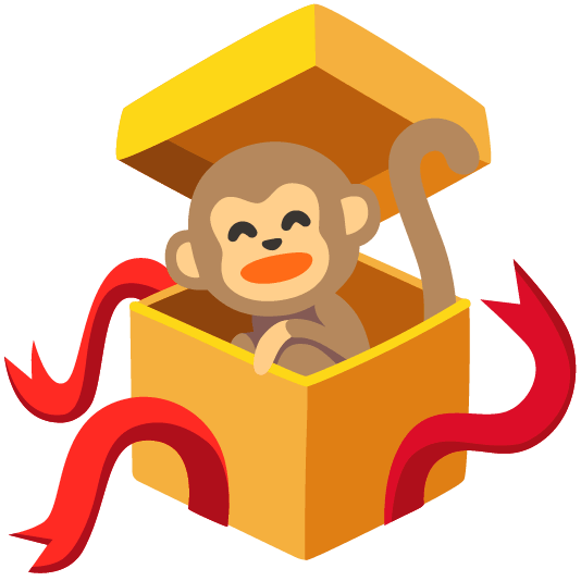 gift monkey face