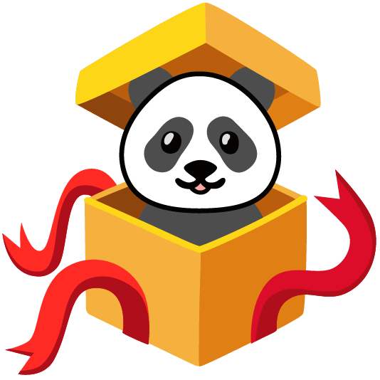 gift panda face