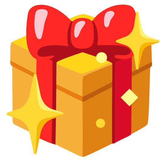 gift sparkling heart