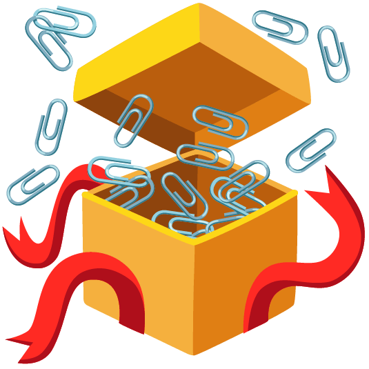 gift linked paperclips