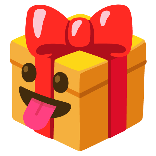 gift stuck out tongue