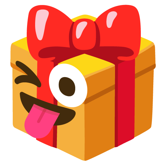 gift stuck out tongue winking eye